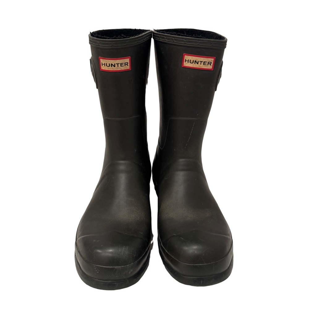 Hunter Men’s Original Short Rain Boots Black size US 12 - Picture 6 of 12